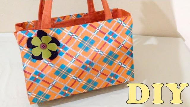 Do Lixo ao Luxo : Bolsa Sacola com Caixa de Leite