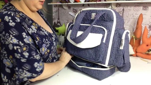Mochila maternidade e escolar Cherry