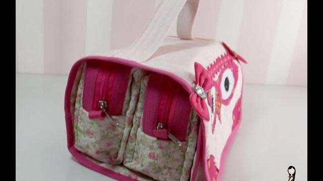 Necessaire dupla de coruja
