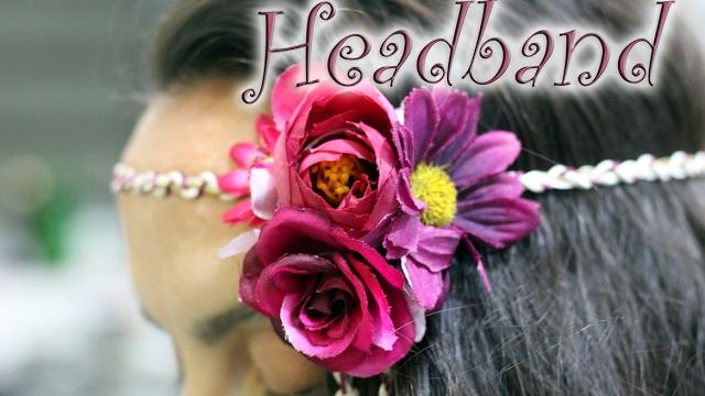 Especial Verão: headband de flores