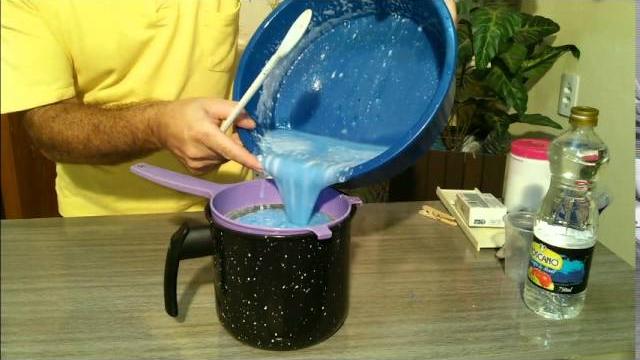 Como fazer super Sabão gelatinoso para lavar Roupas