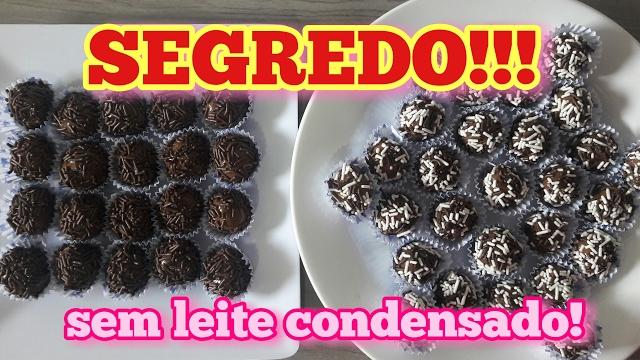 O INCRÍVEL BRIGADEIRO SEM LEITE CONDENSADO DE MERCADO