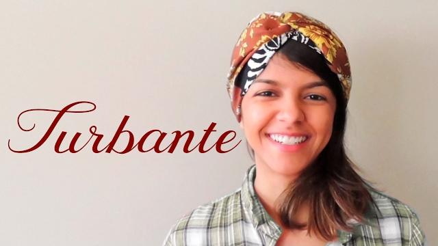 Vídeo aula- Turbante para adulto