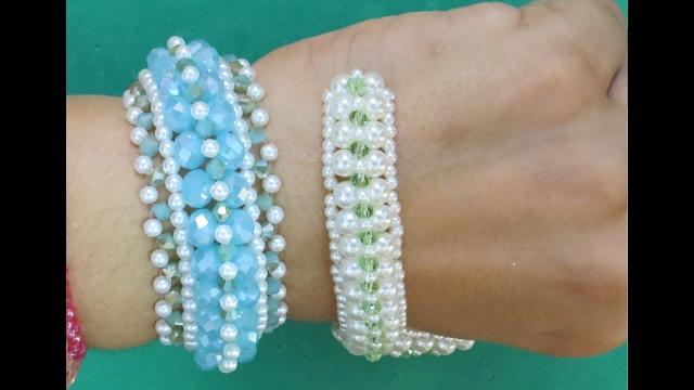 Pulseira de Cristais e Pérolas GUI – Maguida Silva