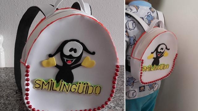 COMO FAZER MOCHILA SMILINGUIDO COM ZÍPER