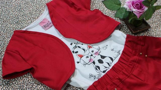 COSTURA DO BOLERO INFANTIL