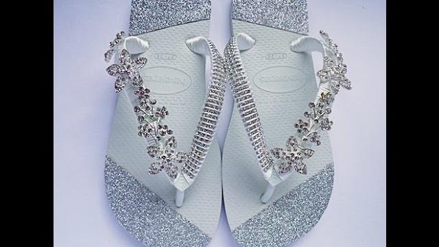 Modelo de chinelo para Noivas