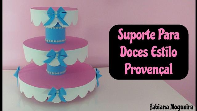 Diy – Suporte Estilo Provençal 3 Andares Feito com Papelão