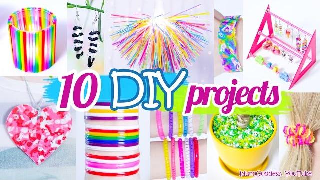 10 Projetos incríveis com canudinhos de bebida