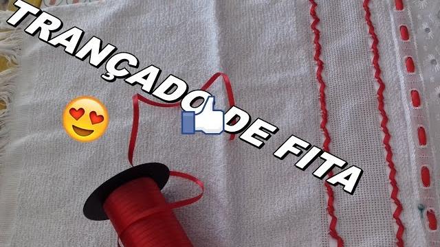 COMO FAZER TRANÇADO DE FITA