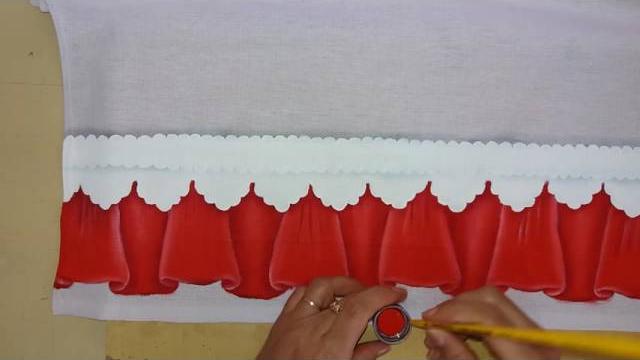 FALSO BARRADO – PINTURA EM TECIDO