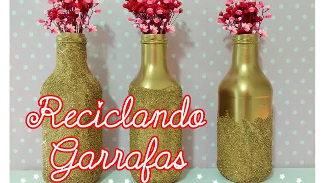 Decorando GARRAFA COM AREIA