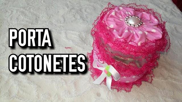 Porta treco com materiais reciclados