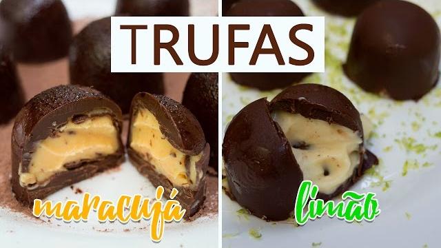 COMO FAZER TRUFAS DE MARACUJÁ E LIMÃO