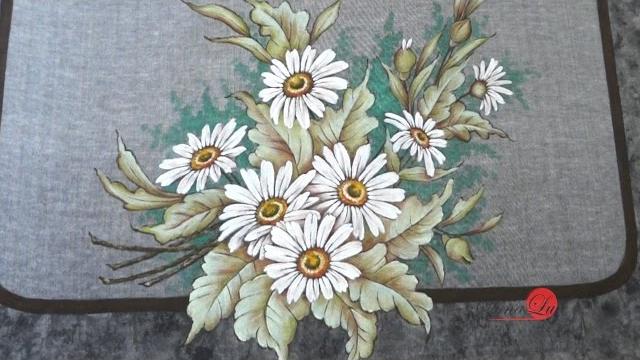 Margaridas em Emborrachado – Sonalupinturas