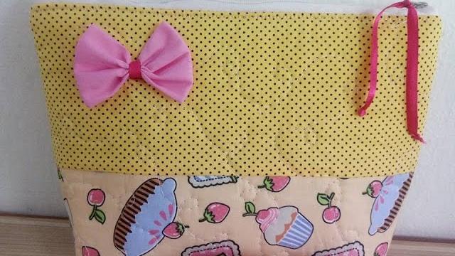 Necessaire simples passo a passo