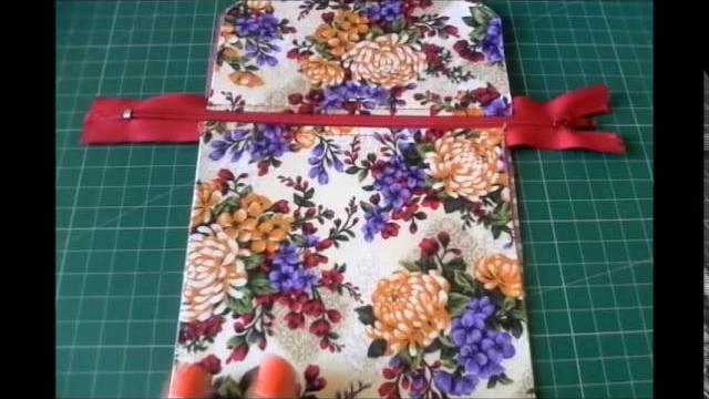 Porta moedas com bolso – Passo a Passo
