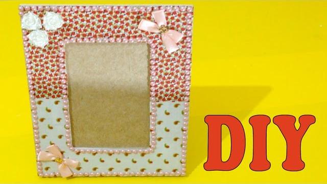 Como Fazer Porta Retrato com Tecido – DIY Artesanato