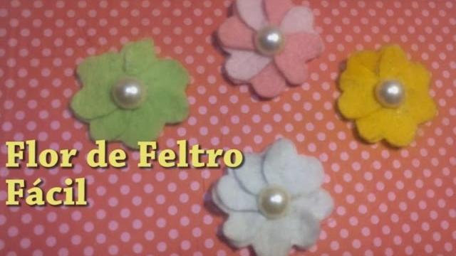 Flor de Feltro Fácil