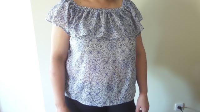 Vídeo Aula- Blusa com babado