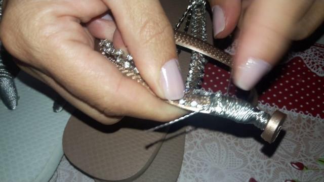 Trama direto no Chinelo – Trançado em X