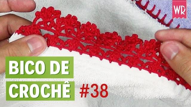 Bico de crochê fácil e completo para iniciante