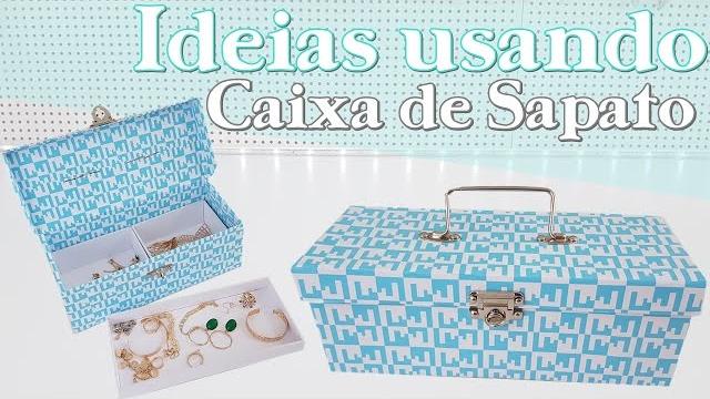 Ideia usando caixa de sapato