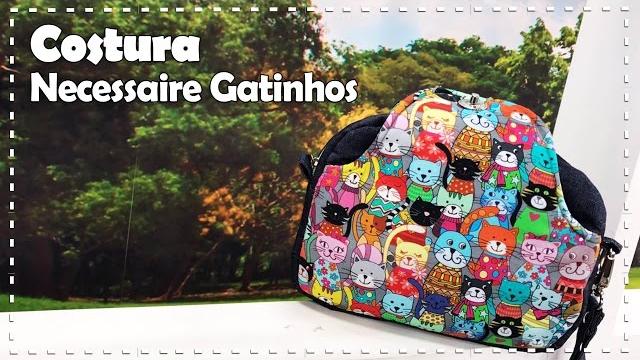 NECESSAIRE GATINHOS com Camila Martins