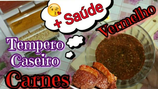 TEMPERO CASEIRO PARA CARNES
