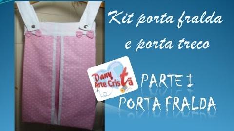 Kit porta fralda e porta treco suspenso – Parte I – Porta Fraldas