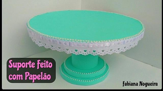 Diy – Suporte Estilo Provençal Feito com Papelão – Suporte Para Doces