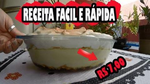 Sobremesa por menos de R$ 7,00 FÁCIL E RÁPIDA – Chico balanceado