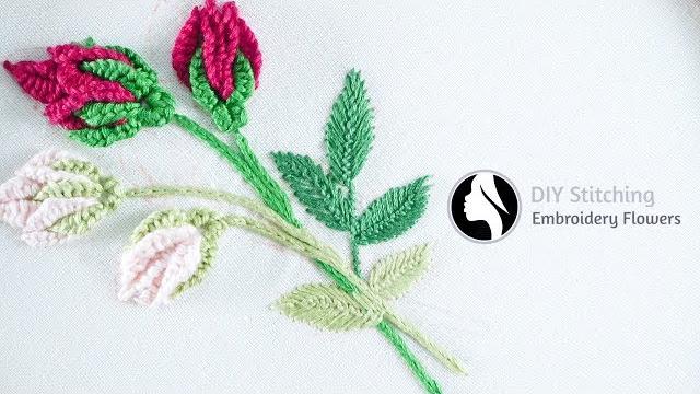 Como bordar flores passo a passo