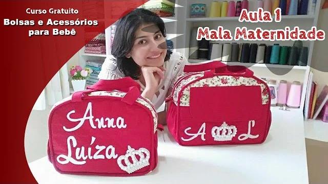 Aula 1 – Mala Maternidade – Curso BOLSAS E ACESSÓRIOS PARA BEBÊ
