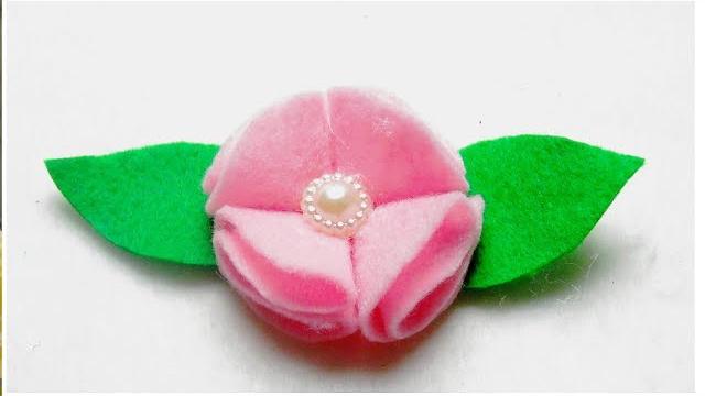 4 IDEIAS DE FLORES E ROSAS DE PAPEL E FELTRO
