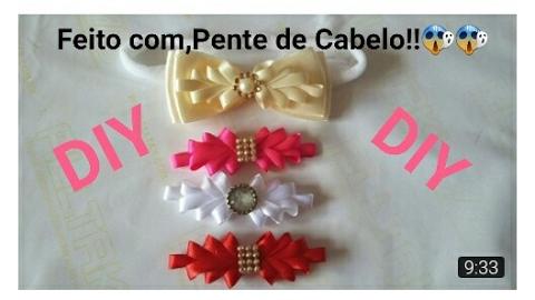 DIY: Faixinha de Bebê Fofura (Feita com Pente de cabelo)
