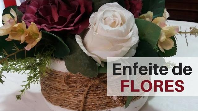 Como Fazer um Lindo Enfeite de Flores