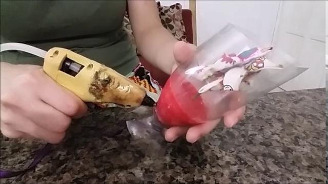 COMO FAZER TAÇA DE GARRAFA PET- Artesanato Passo a Passo