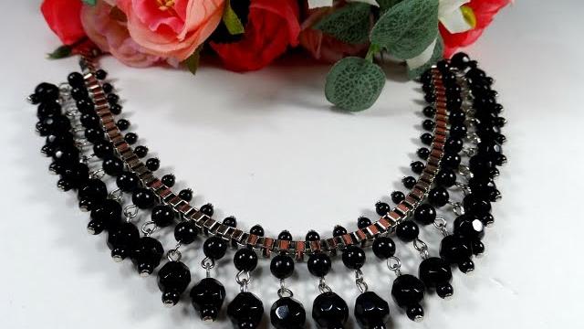 COMO FAZER BIJUTERIAS – MAXI COLAR