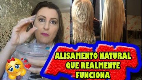 Truque para ALISAR o CABELO em casa – Receita caseira de Alisamento natural que realmente funciona