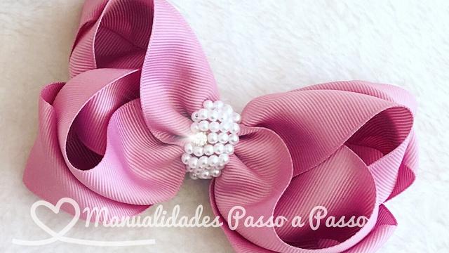 Diy- Laço Boutique Duplo Sobreposto – pap