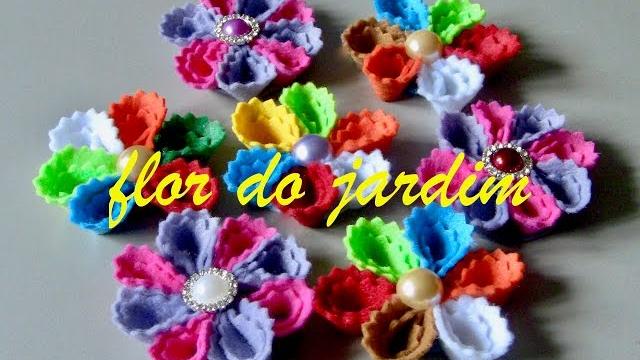 Flor de feltro para iniciantes -DIY – Felt flowers