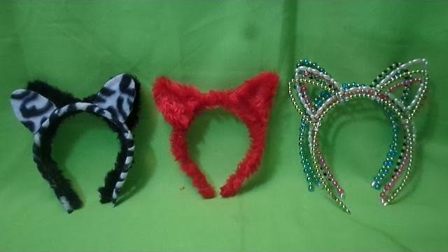 Como Fazer Tiara Gatinho de Pele