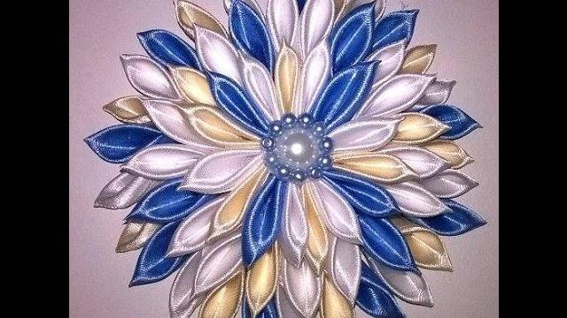 DIY – Flor de cetim – Kanzashi – Satin Flower