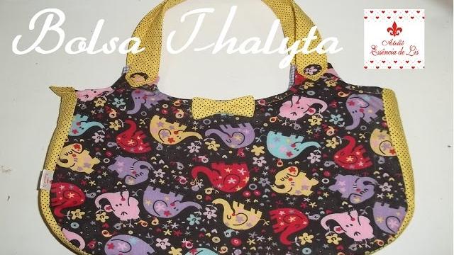 PAP – Bolsa Thalyta (com molde) – Ateliê Essência de Lis