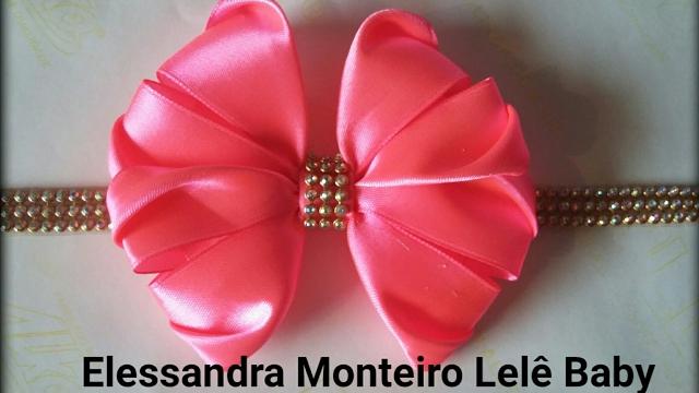 DIY:Laço Elegante Feito com Fita de Cetim