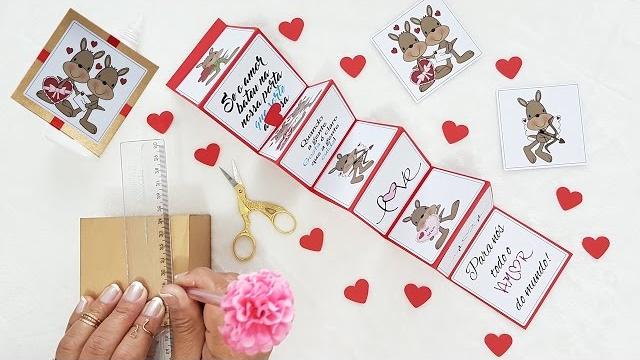 DIY Dia dos Namorados – Caixa surpresa usando material reciclado