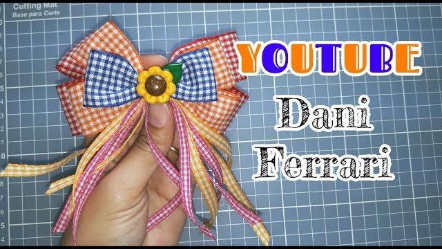 COMO FAZER LAÇO DE FITA DE CETIM – TUTORIAL
