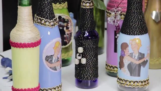 Artesanato em garrafa com Ana Maria Sena