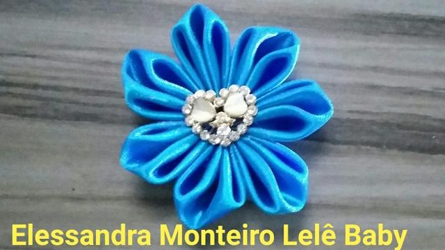 DIY:Flor de Cetim Fácil